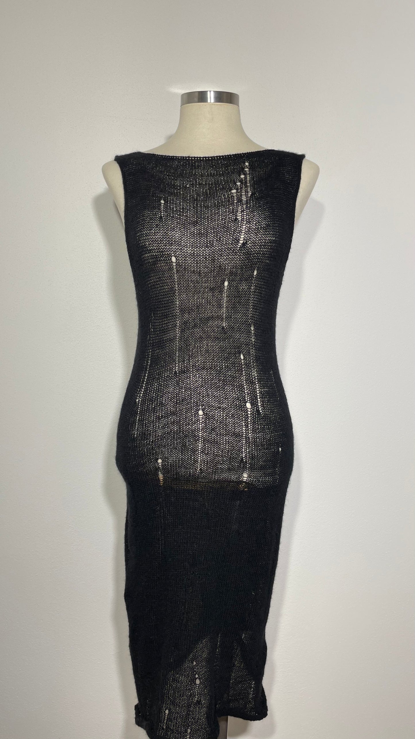 Disdressed Black Dress