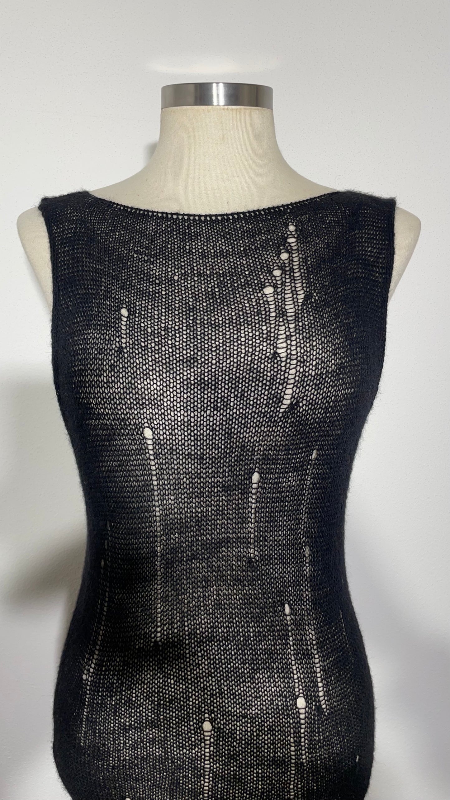 Disdressed Black Dress