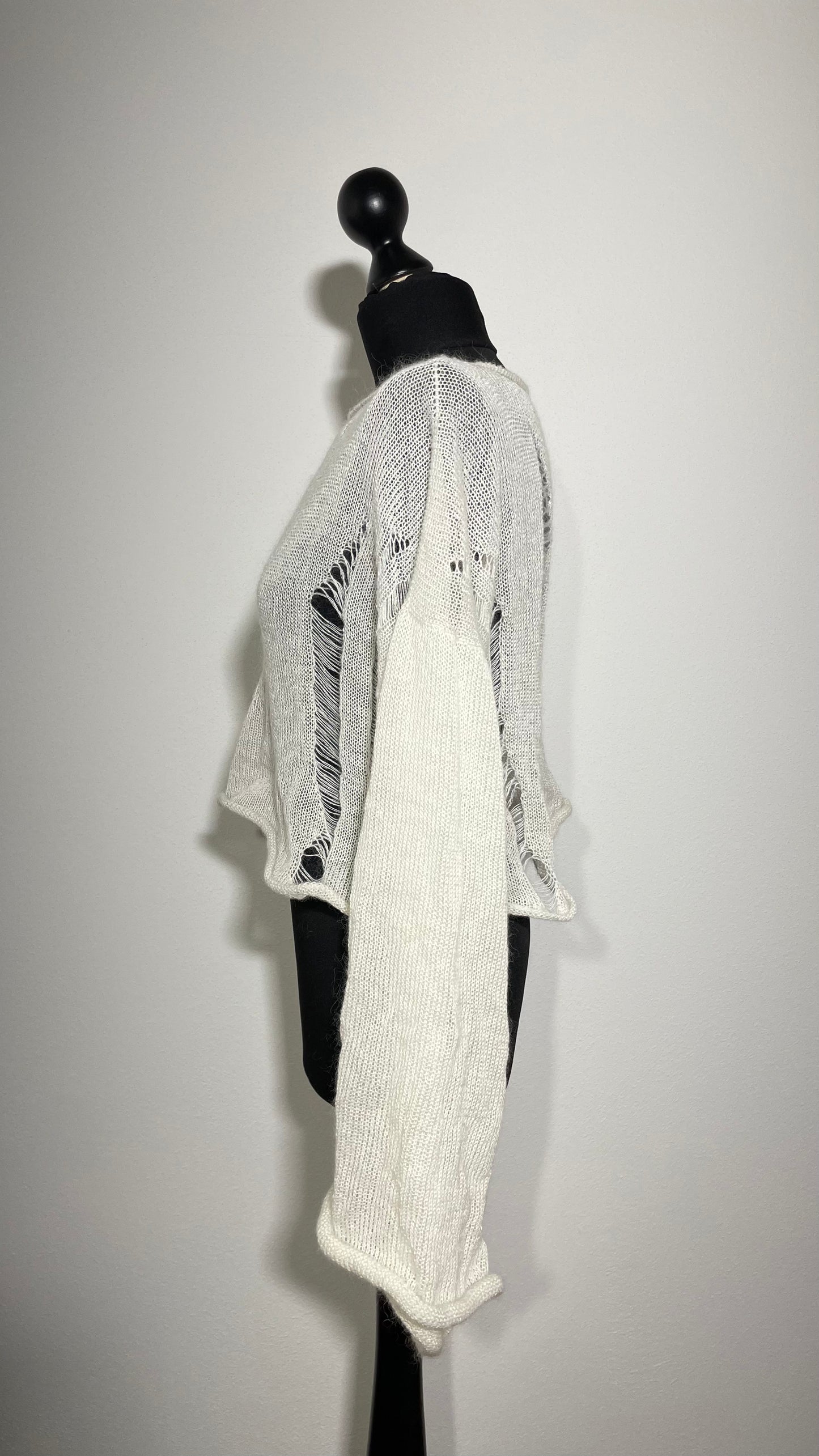 Venom White Sweater
