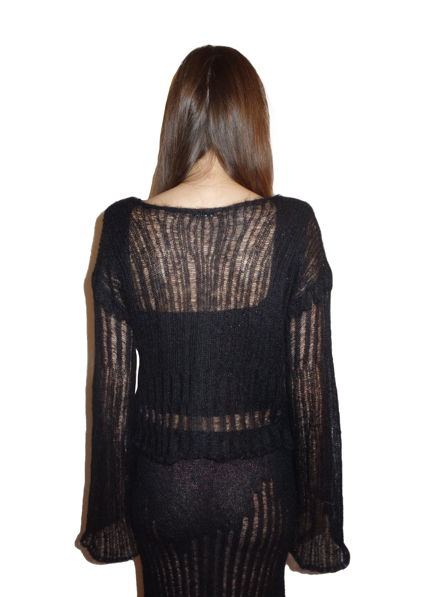 Veins Black Sweater