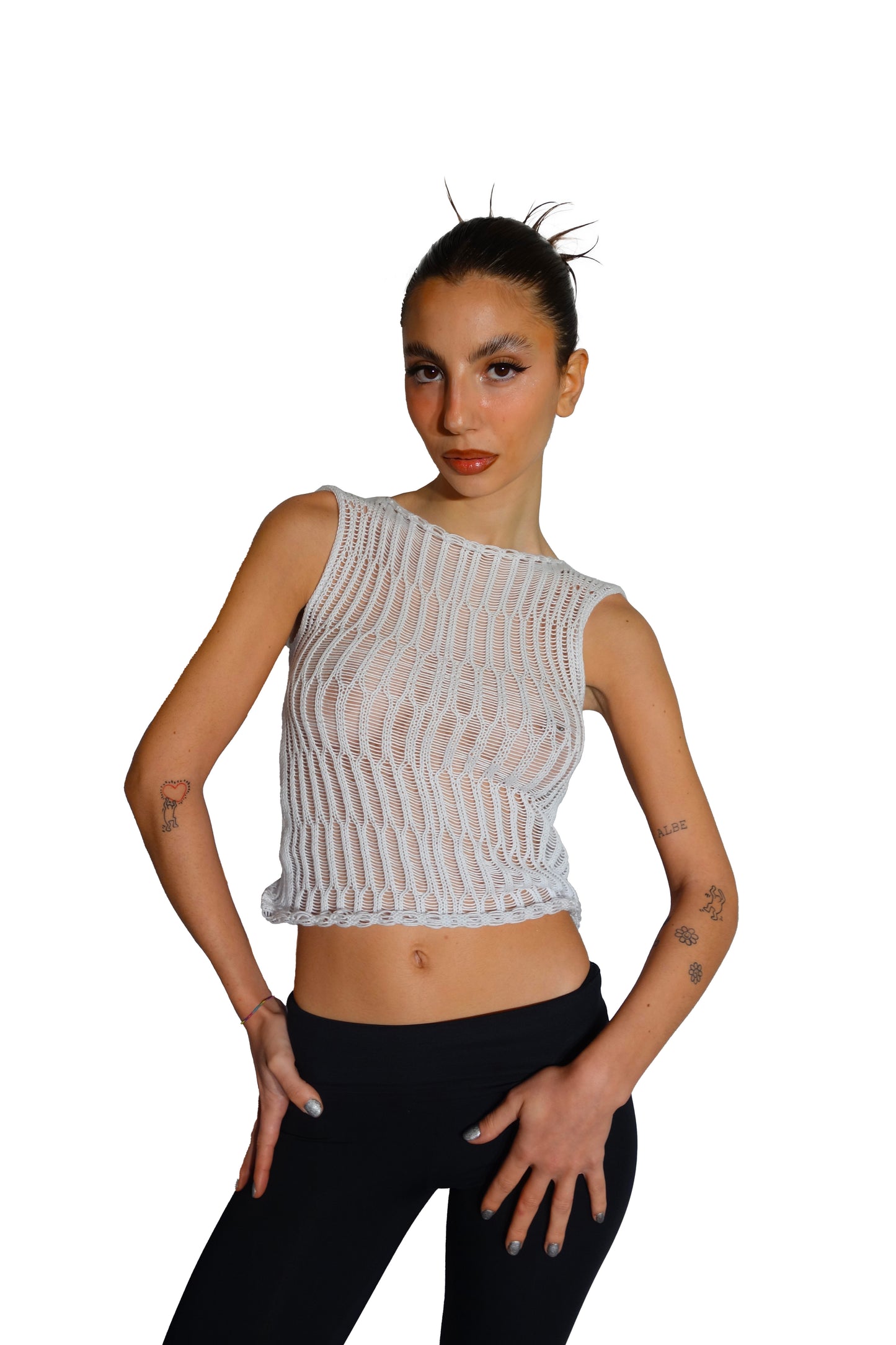 Holly White Tank top