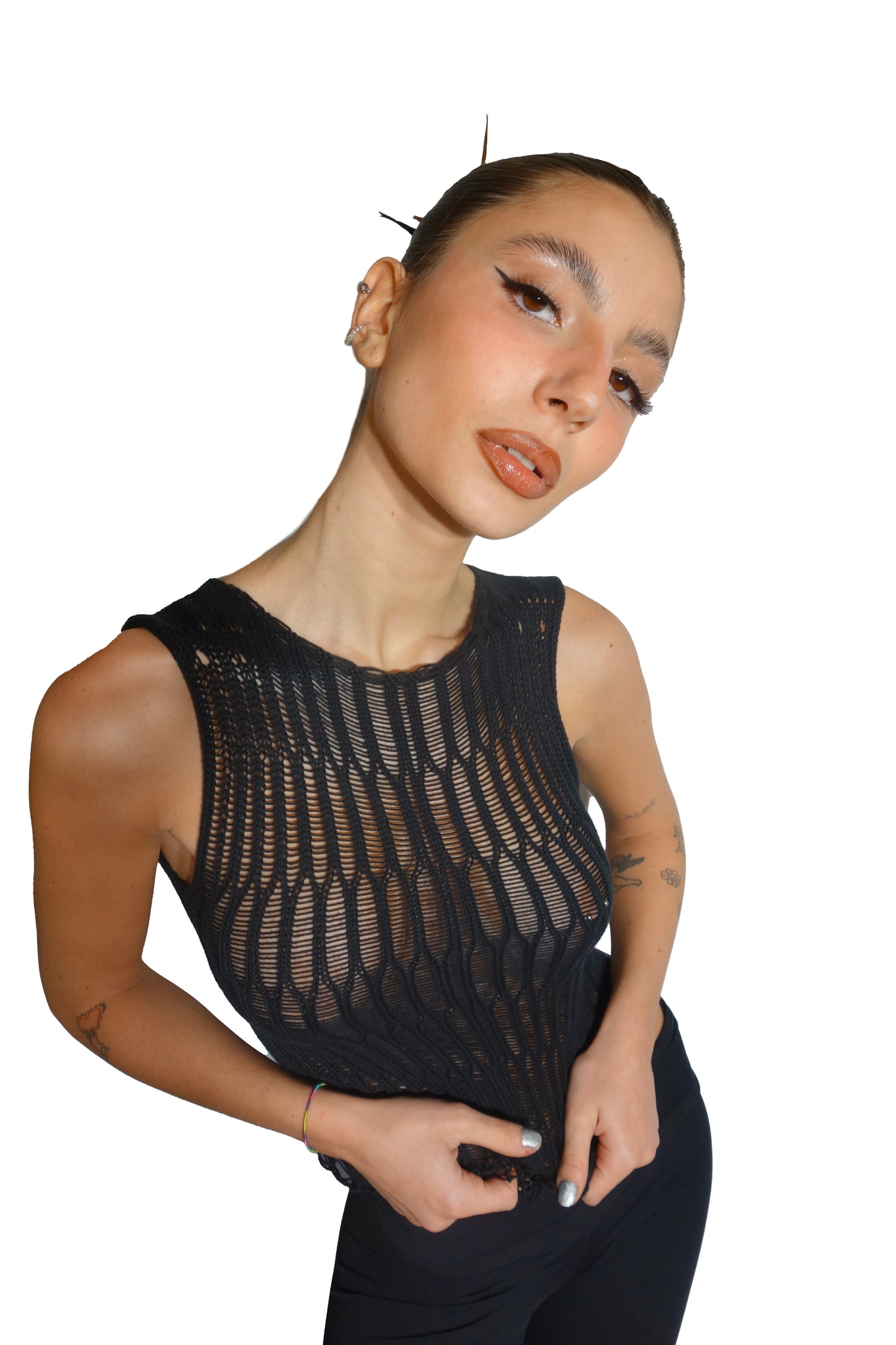 Holly Black Tank top