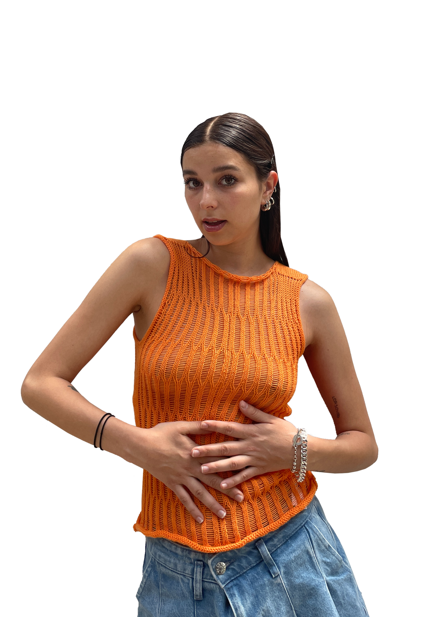 Holly Orange Tank top